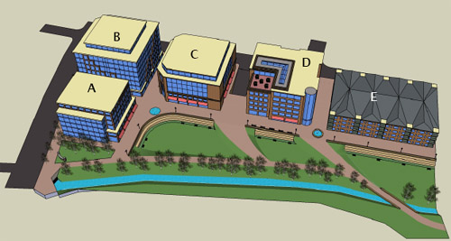 rendering of potential redevelopment