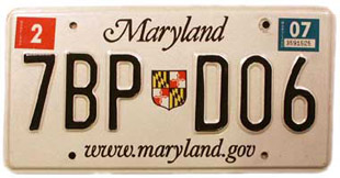 MD's existing plate